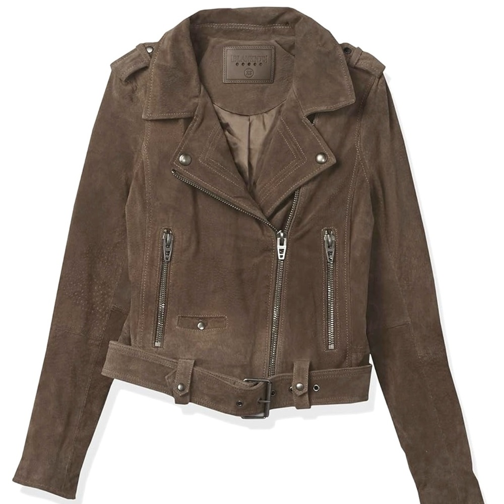 BlankNYC Cropped Suede Moto Jacket 🔥 NWOT
